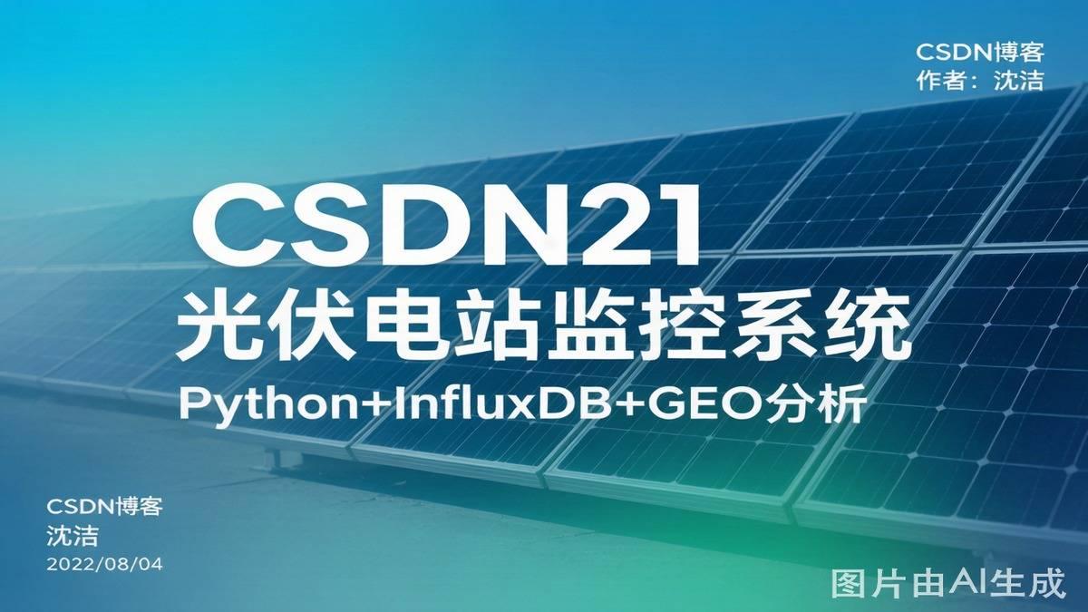 正文图1：光伏监测系统架构