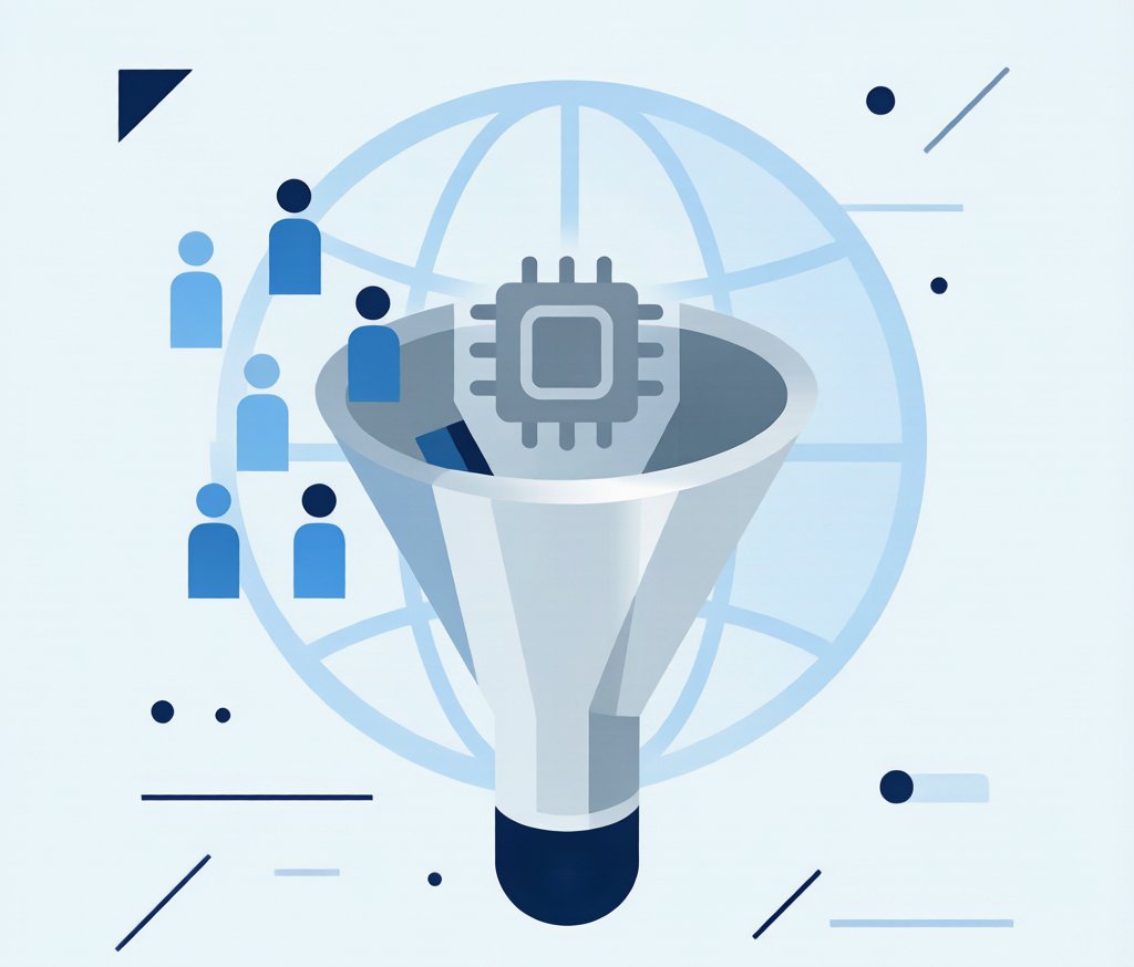 B2B筛选漏斗示意