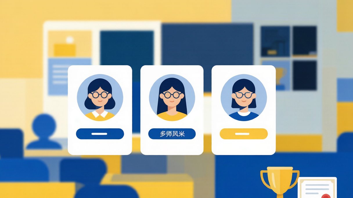 课程与师资展示示意