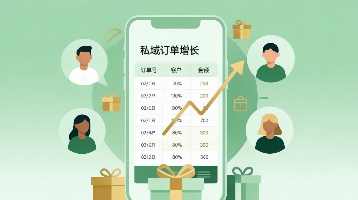 私域订单增长数据
