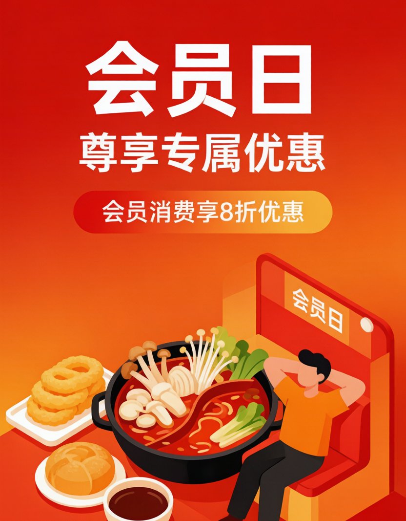 泉州火锅店用公众号做会员日 到店核销率冲到七成