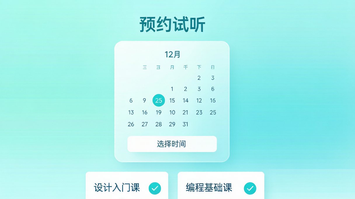 线上试听预约场景