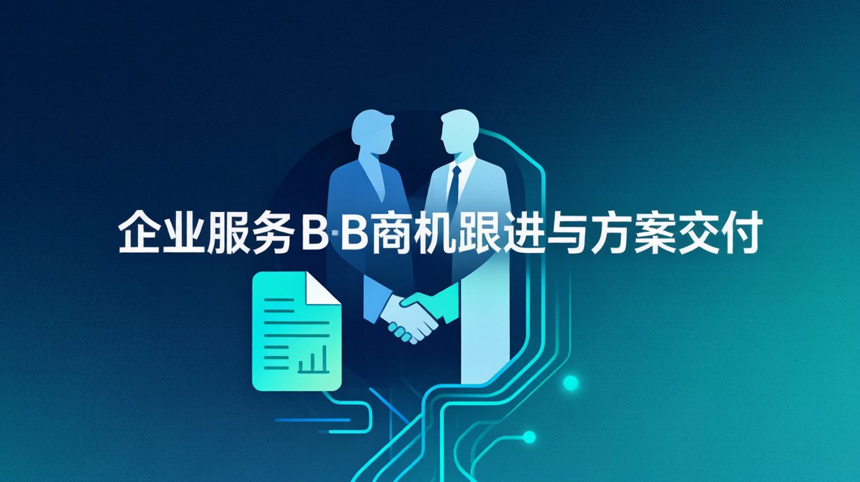 B2B企业开始用小程序承接商机跟进，泉州企服公司的数字化新趋势