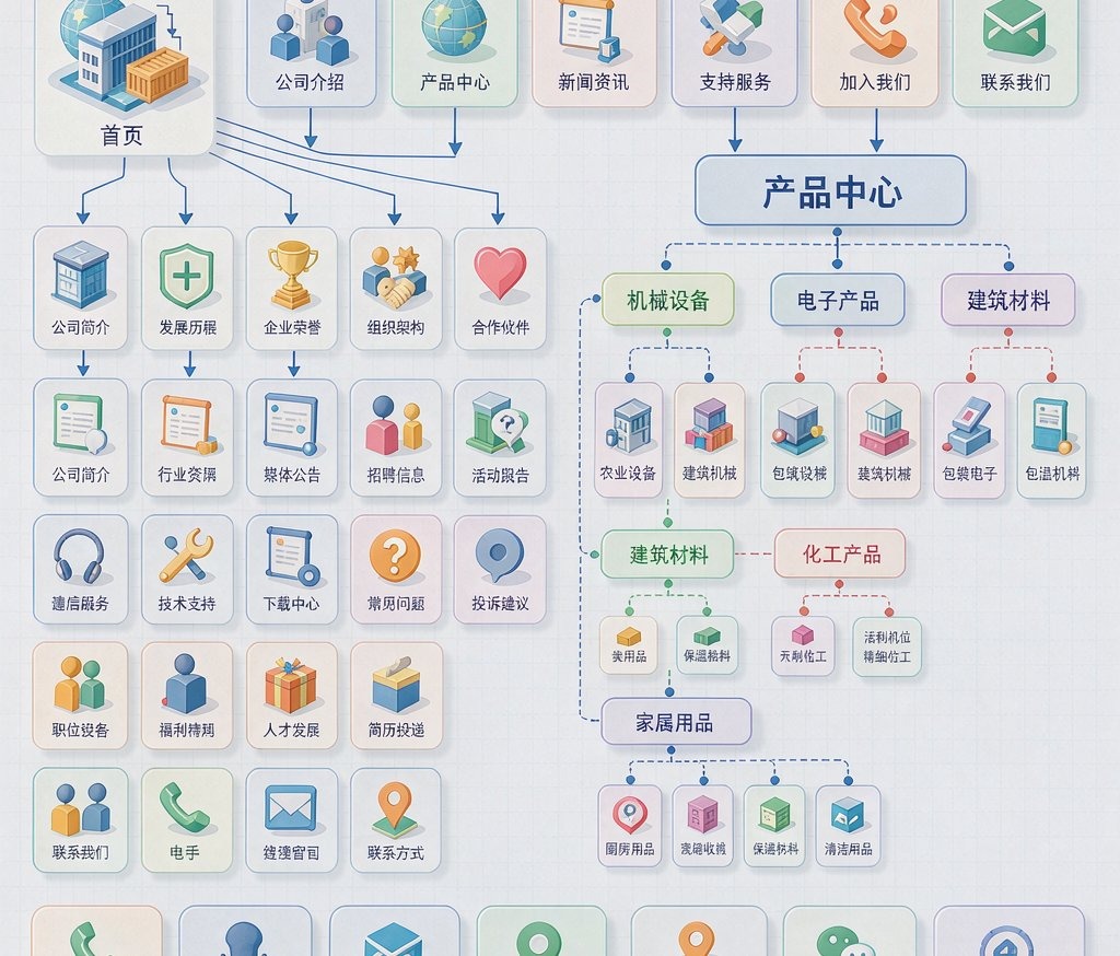 外贸独立站结构地图