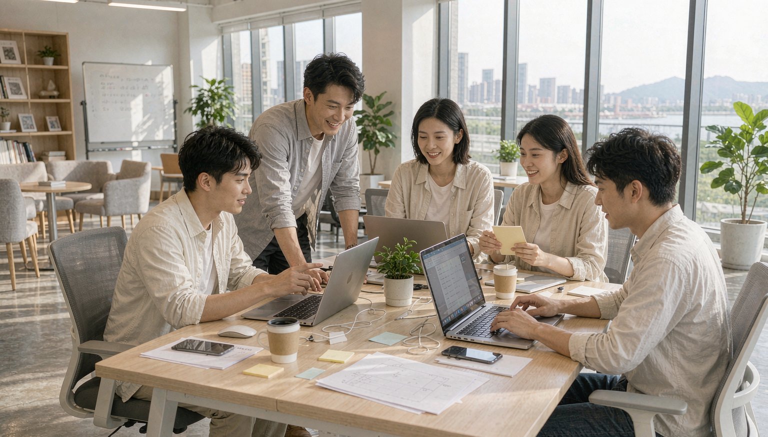 泉州本地团队协助运营示意