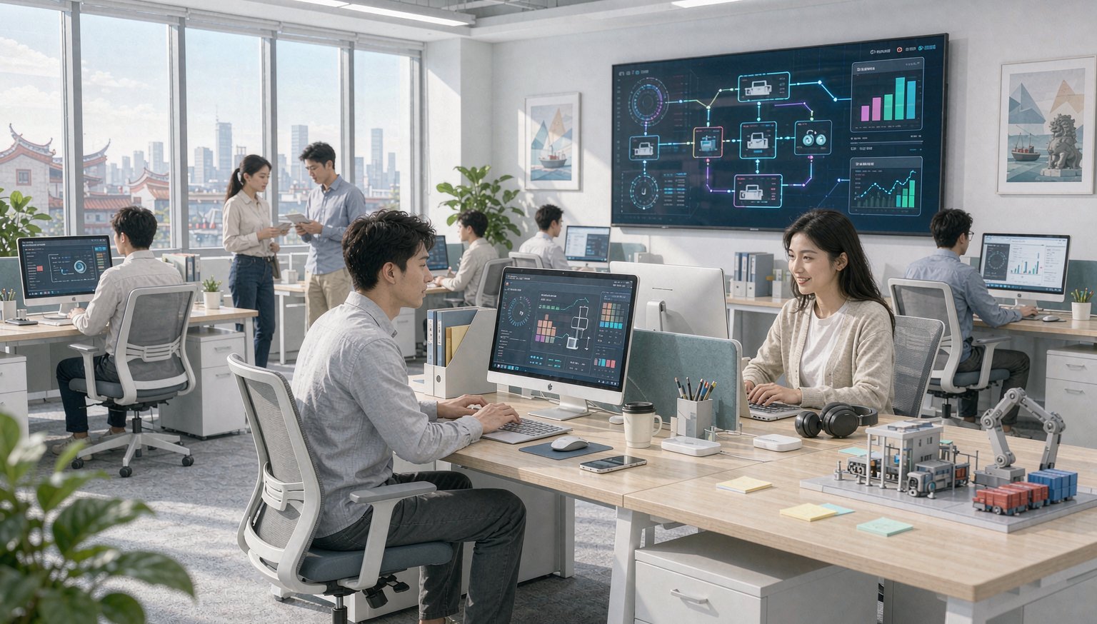 泉州团队维护工厂小程序示意