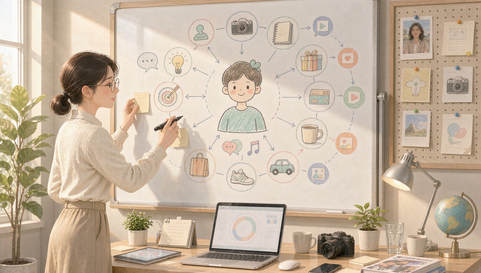 零售公众号人设示意