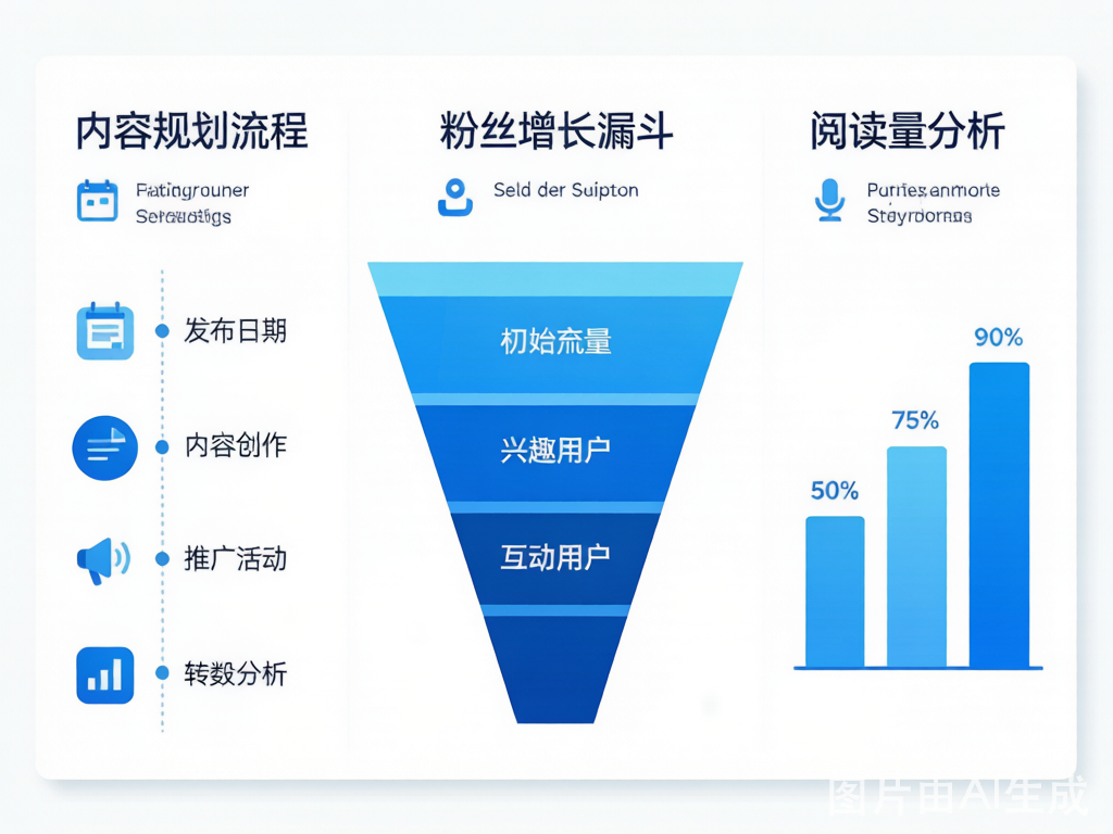 公众号运营策略信息图