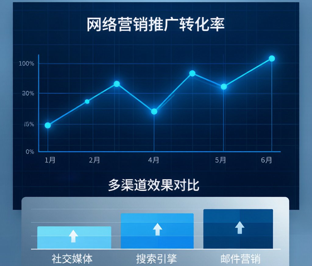 数据图表：AI推荐带来的询盘量变化