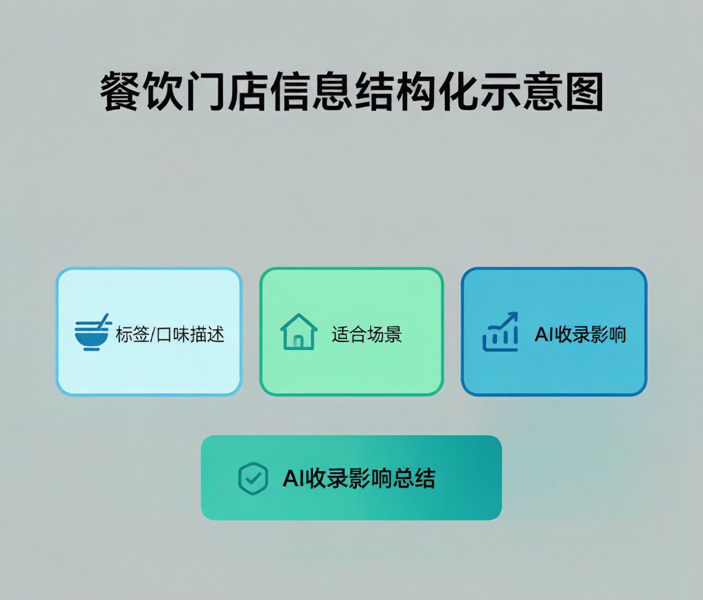 餐饮门店信息结构化示意图