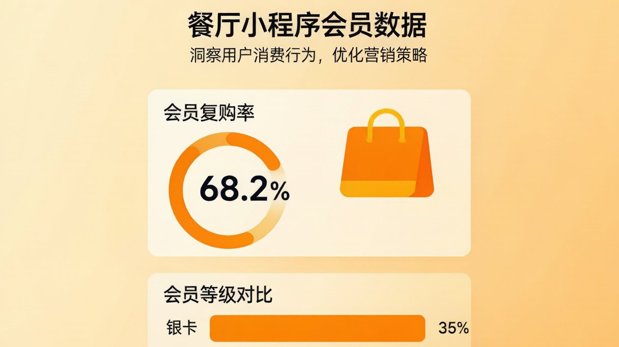 餐饮小程序数据图表