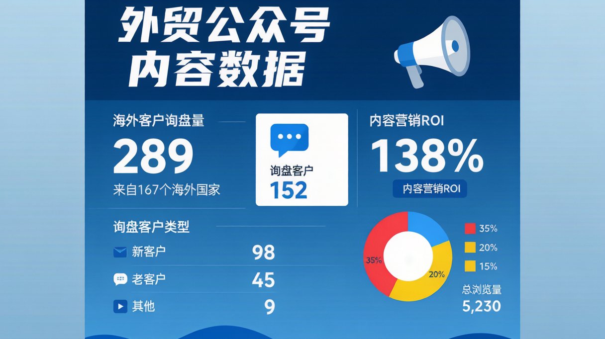 外贸公众号数据图表