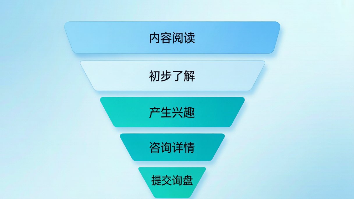 外贸公众号运营流程示意图