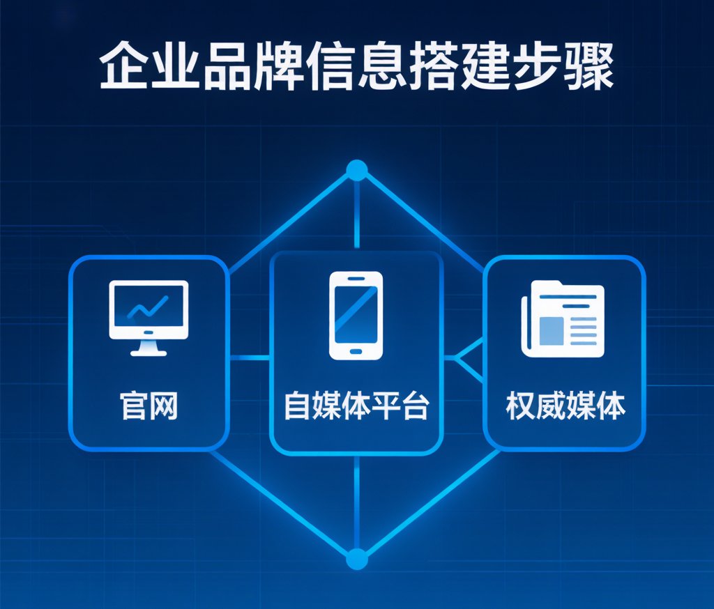 企业品牌信息搭建步骤图