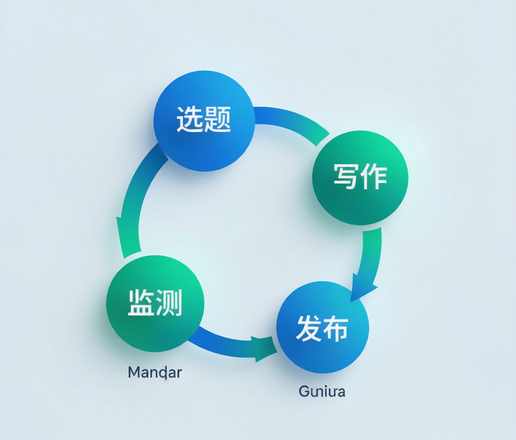 企业内容结构化生产流程图