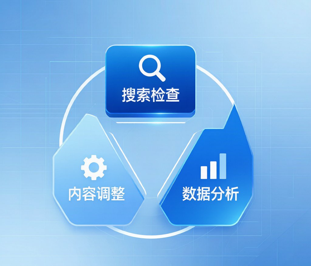 GEO效果监测优化循环图