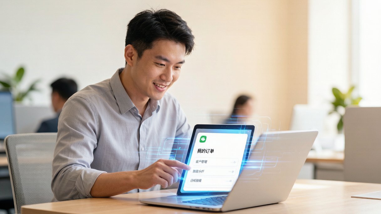 B2B企业数字化转型与商机管理场景图