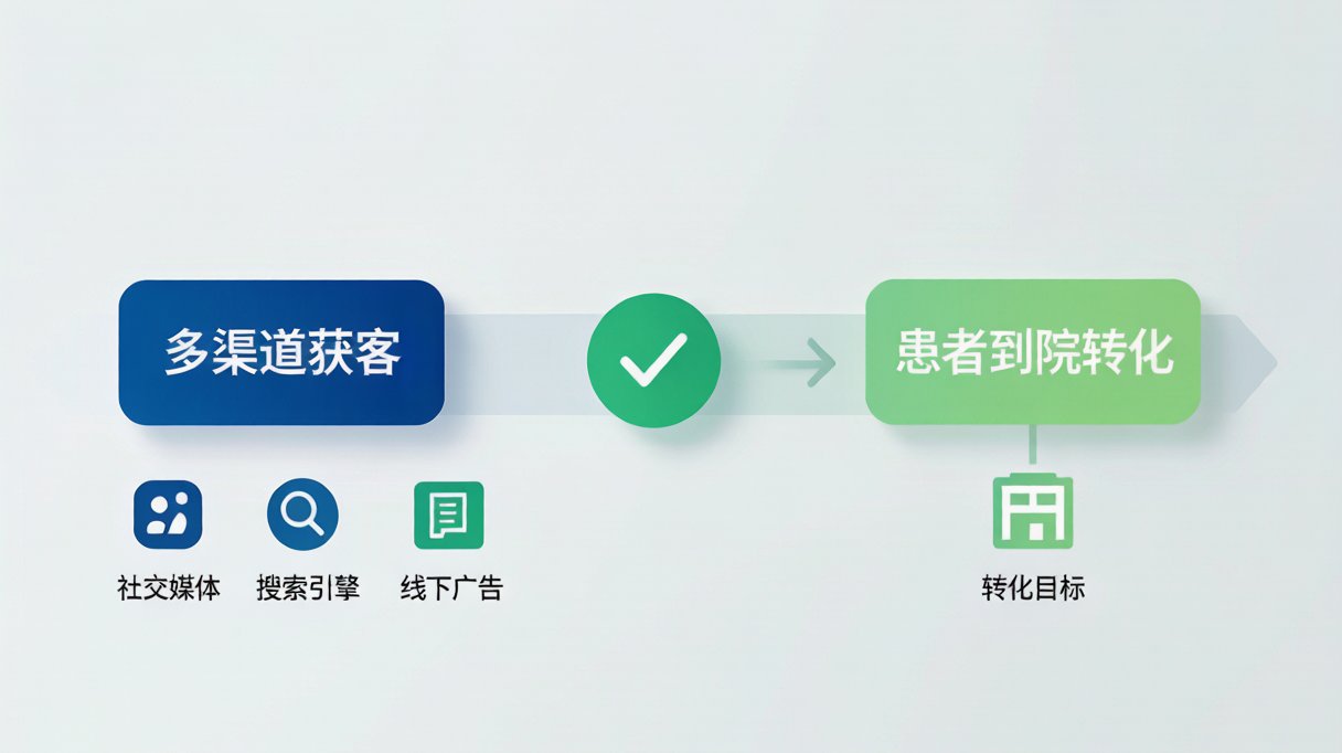医疗机构网络营销内容信任建设流程示意图
