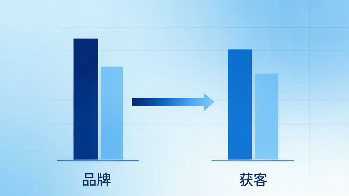 制造业官网升级对企业品牌与获客影响数据图