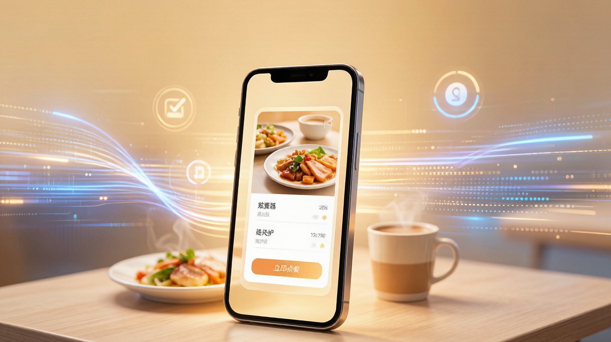 餐饮门店线上获客入口数字化转型场景图