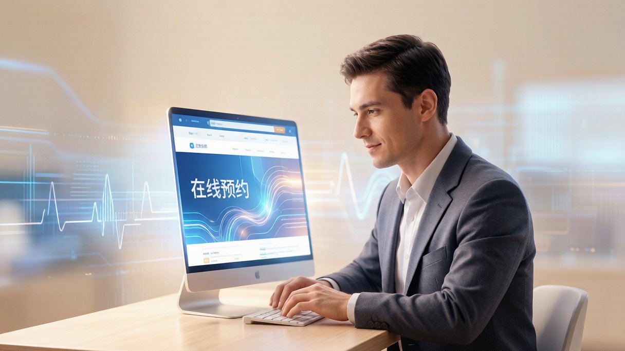 医疗机构数字化转型与官网获客场景图