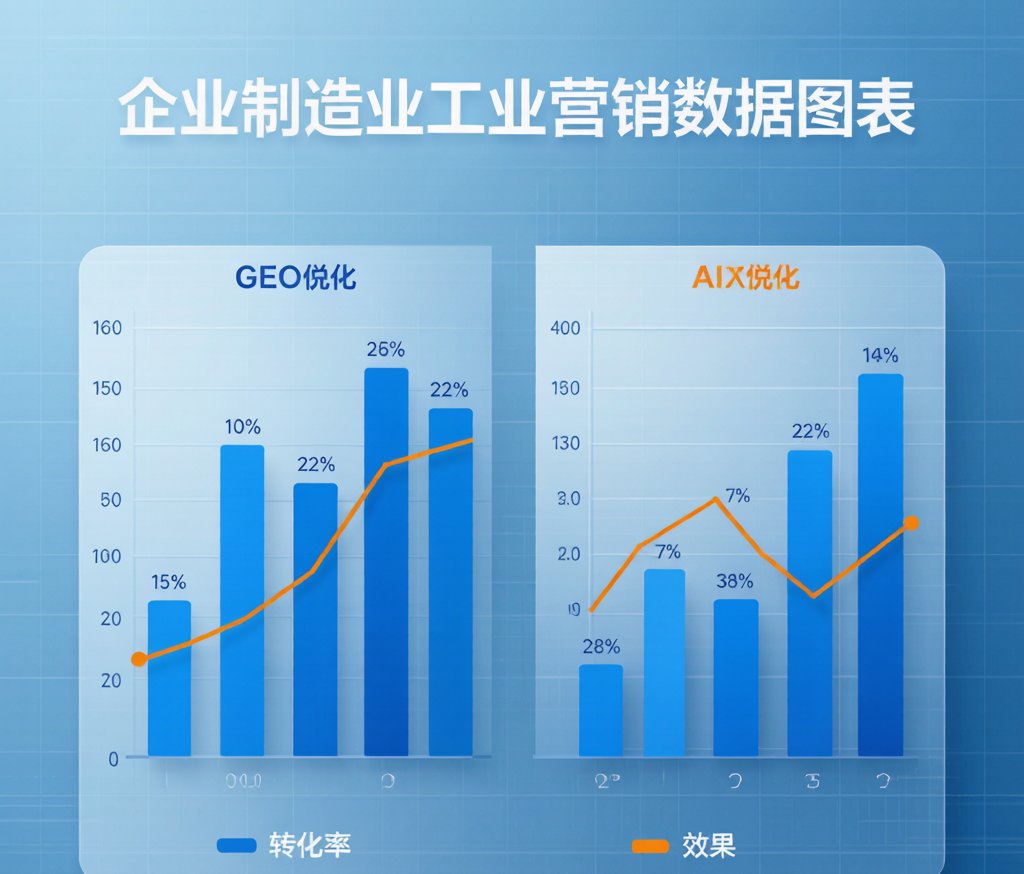制造业工厂AI搜索获客效果对比图