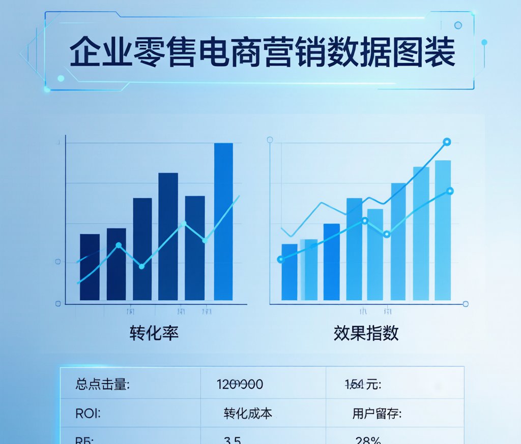 零售电商AI搜索获客趋势数据图