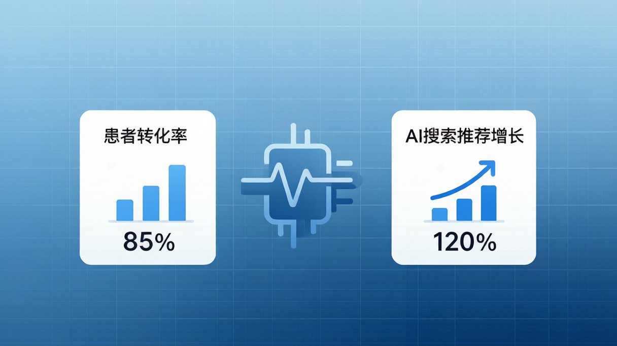 医疗健康机构AI推荐效果数据对比
