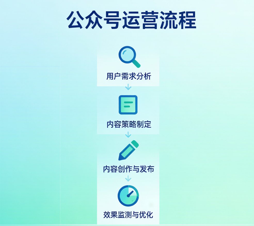 医疗健康公众号预约服务流程示意