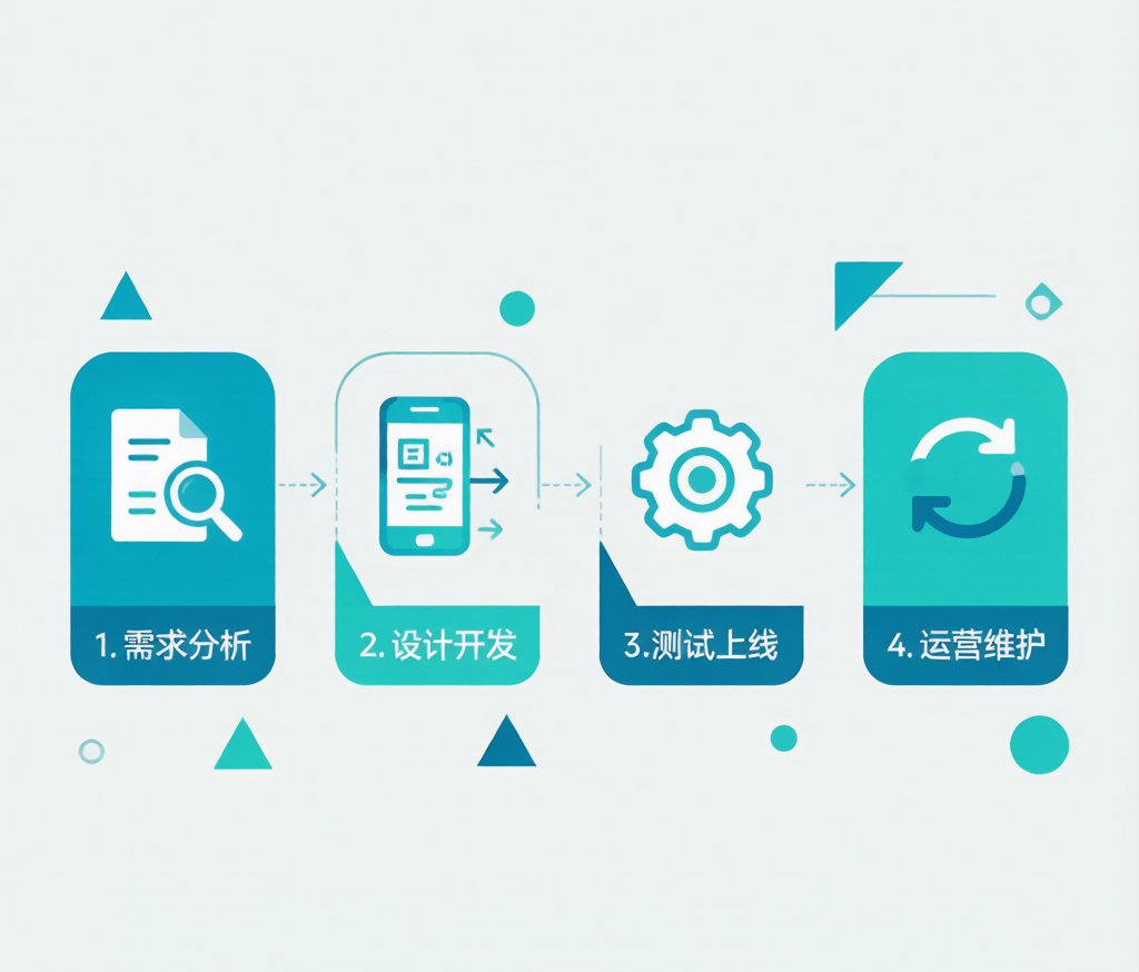 小程序开发流程示意图