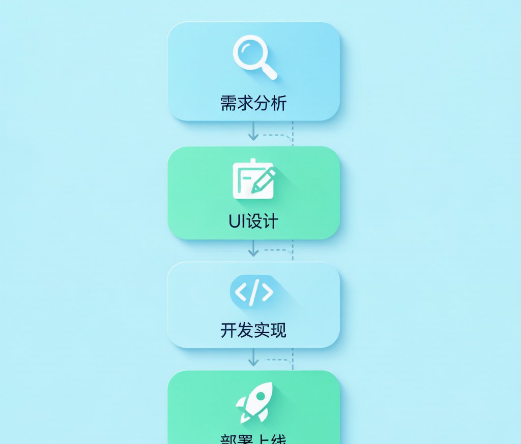 小程序开发流程示意图