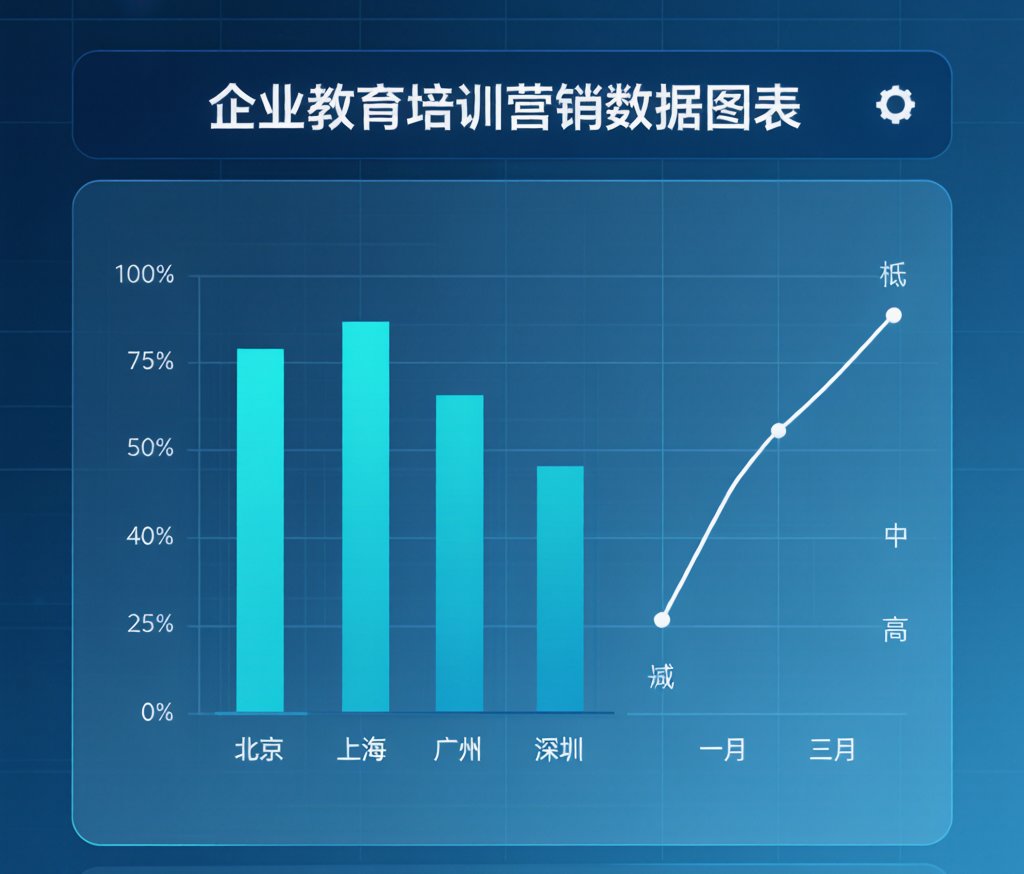 教育培训营销数据图表