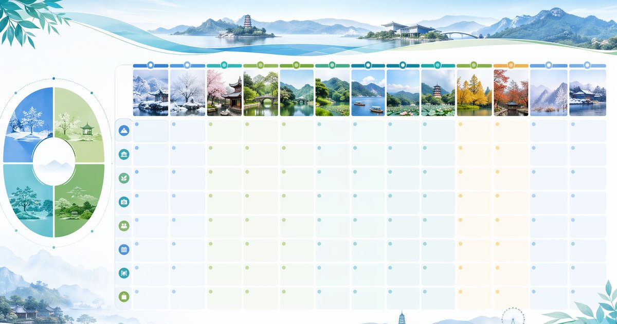 文旅景区全年GEO内容日历规划